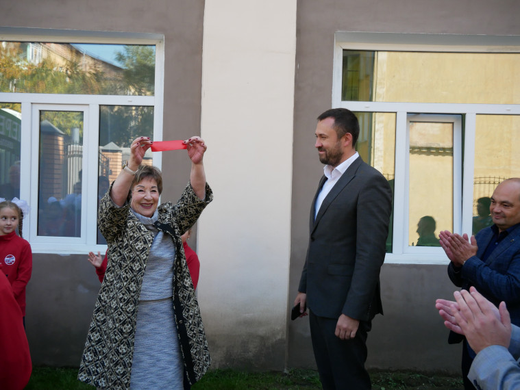 В лицее прошло открытие школьного сквера «Переменка»..