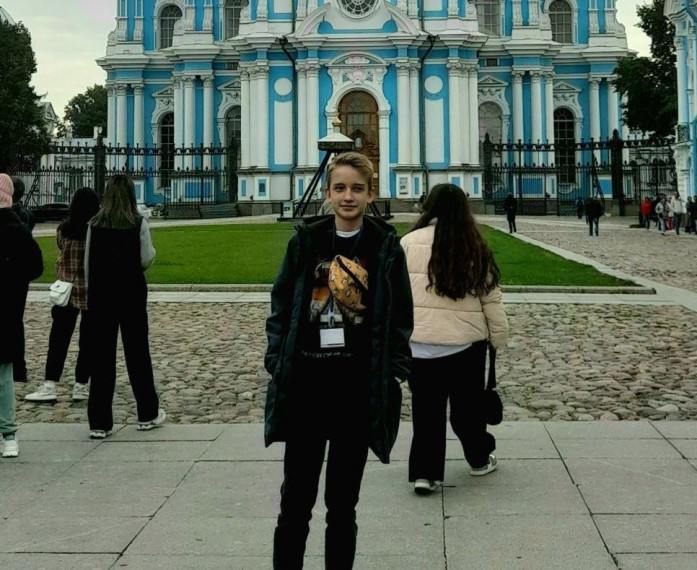 Ученик лицея получил квоту на поездку в Санкт-Петербург в рамках нац. проекта «Культура»..