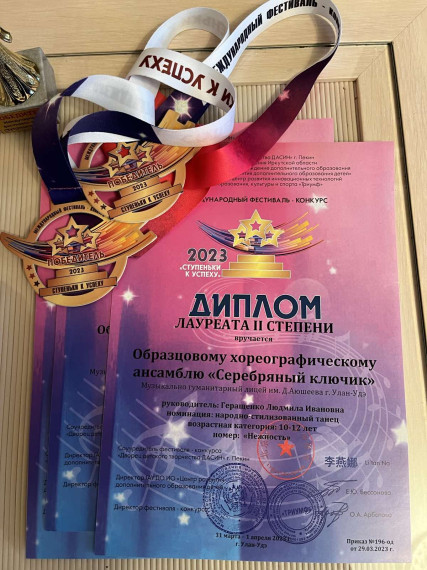 В Улан-Удэ прошёл Международный многожанровый фестиваль-конкурс детского и юношеского творчества «Ступеньки к успеху»..
